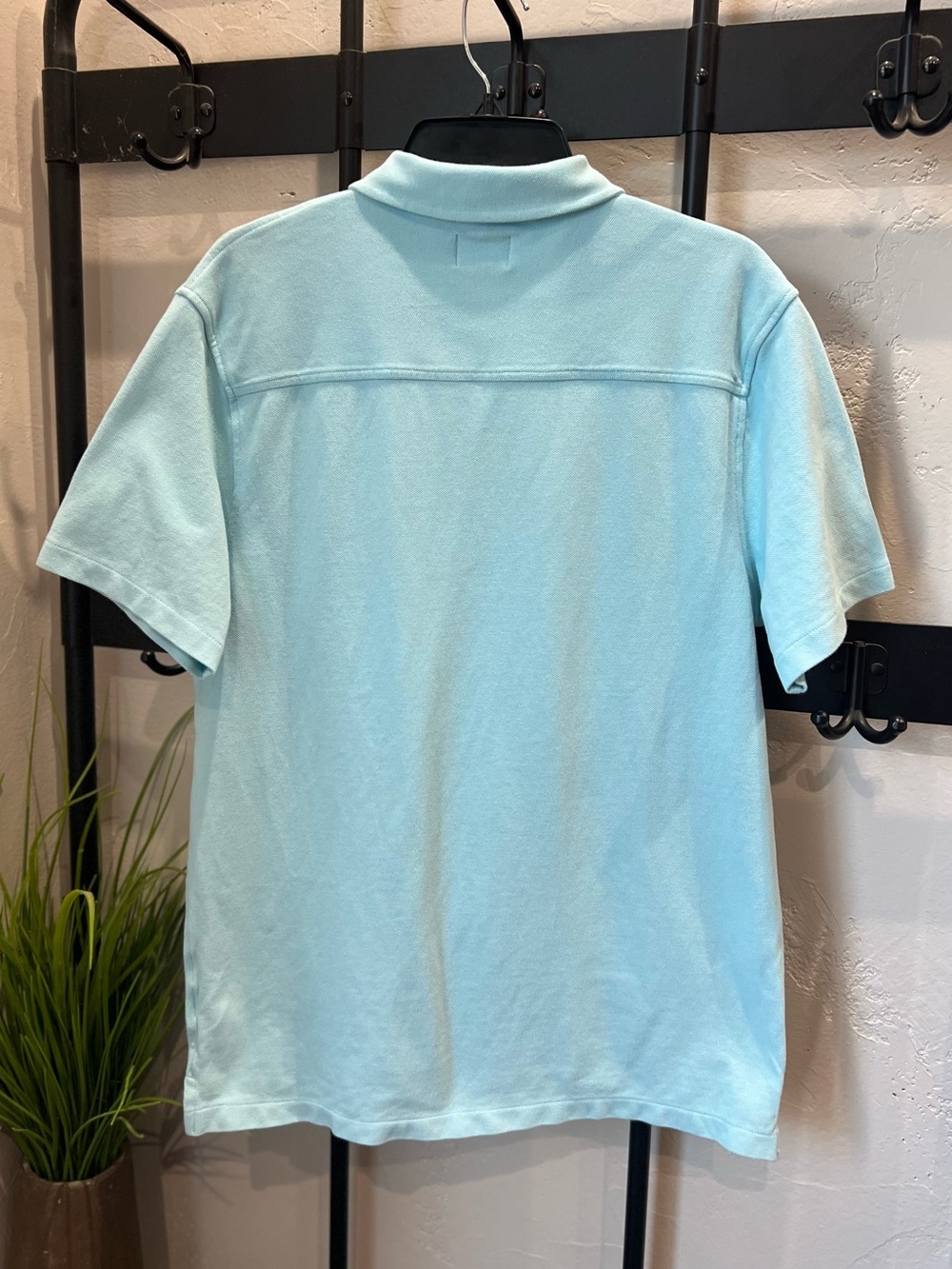 J.Crew Oarsman Polo Shirt Light Blue Size Medium Tall - Picture 6 of 16
